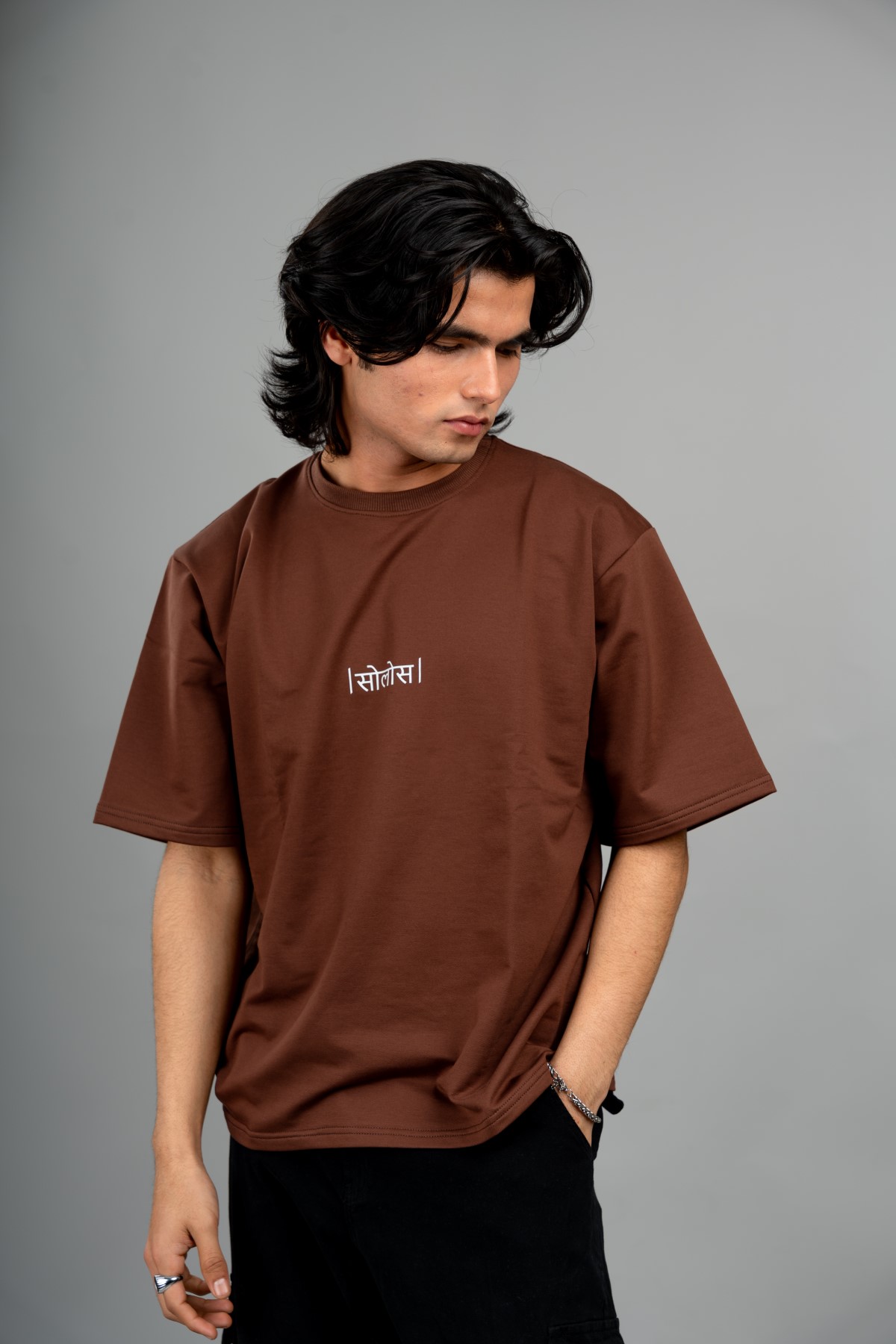 Basic plain T-shirt(4)